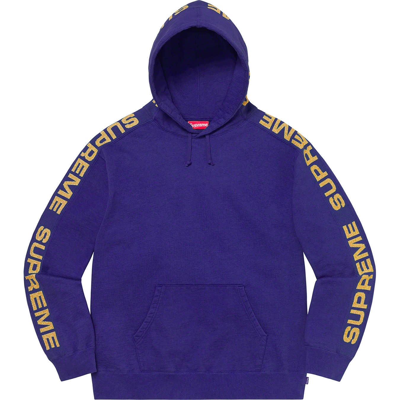 Metallic Rib Hooded Sweatshirt view 8